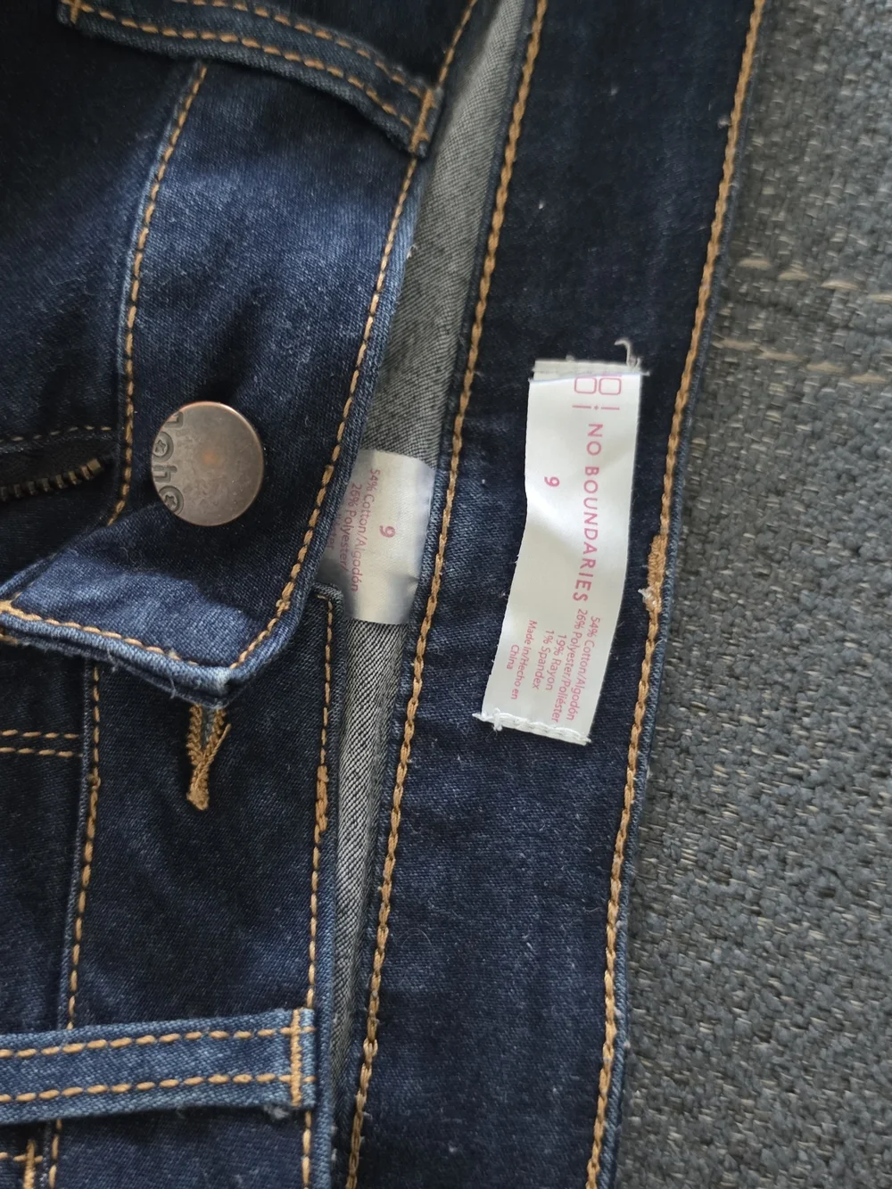 Dark Blue Denim Cutoff Shorts